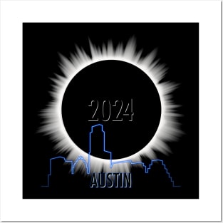 Eclipse 2024 - Austin Posters and Art